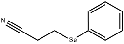 3-(Phenylseleno)propionitrile Struktur