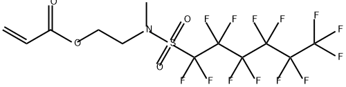 2-[methyl[(tridecafluorohexyl)sulphonyl]amino]ethyl acrylate Struktur