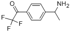 Ethanone, 1-[4-(1-aminoethyl)phenyl]-2,2,2-trifluoro- (9CI) Struktur