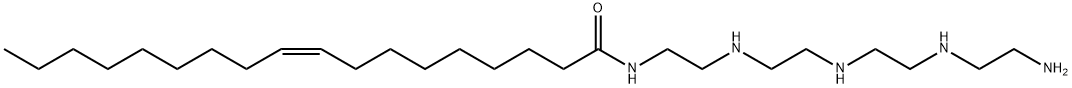 N-[2-[[2-[[2-[(2-aminoethyl)amino]ethyl]amino]ethyl]amino]ethyl]-9-octadecenamide Struktur