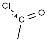 ACETYL CHLORIDE, [1-14C] Struktur