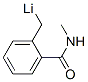 Lithium,  [[2-[(methylamino)carbonyl]phenyl]methyl]- Struktur