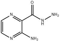 3-AMINOPYRAZINE-2-CARBOHYDRAZIDE Struktur