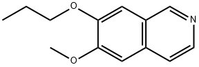 Isoquinoline, 6-methoxy-7-propoxy- (9CI) Struktur