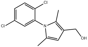 1-(2,5-DICHLOROPHENYL)-2,5-DIMETHYL-1H-PYRROLE-3-METHANOL Struktur