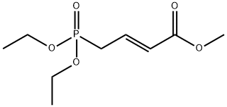 (E)-Methyl 4-(diethoxyphosphoryl)but-2-enoate Struktur