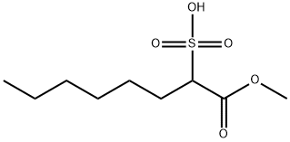 1-methyl 2-sulphooctanoate Struktur