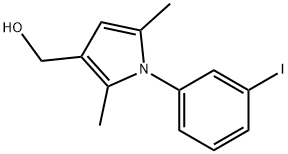 1-(3-IODOPHENYL)-2,5-DIMETHYL-1H-PYRROLE-3-METHANOL Struktur