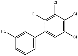 3-HYDROXY-2',3',4',5'-TETRACHLOROBIPHENYL Struktur