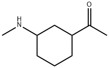 Ethanone, 1-[3-(methylamino)cyclohexyl]- (9CI) Struktur