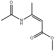 2-Butenoic acid, 3-(acetylaMino)-, Methyl ester, (2Z)- Struktur