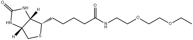 1H-Thieno[3,4-d]iMidazole-4-pentanaMide, N-[2-(2-ethoxyethoxy)ethyl]hexahydro-2-oxo-, (3aS,4S,6aR)- Struktur