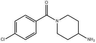 (4-AMINO-PIPERIDIN-1-YL)-(4-CHLORO-PHENYL)-METHANONE Struktur