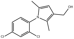 1-(2,4-DICHLOROPHENYL)-2,5-DIMETHYL-1H-PYRROLE-3-METHANOL Struktur