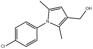 [1-(4-CHLORO-PHENYL)-2,5-DIMETHYL-1H-PYRROL-3-YL]-METHANOL Struktur