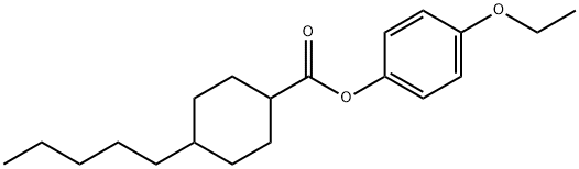 4-ETHOXYPHENYL 4-PENTYLCYCLOHEXANECARBOXYLATE Struktur