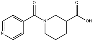 1-Isonicotinoyl-3-piperidinecarboxylic acid Struktur