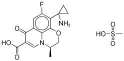 ent-Pazufloxacin Mesylate Struktur