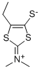 2-(N,N-DIMETHYLIMINIUM)-4-ETHYL-5-MERCAPTO-1,3-DITHIOL, INNER SALT Struktur