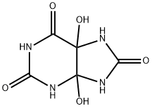 4,5-dihydro-4,5-dihydroxyuric acid Struktur