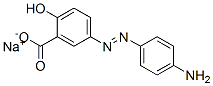 sodium 5-[(4-aminophenyl)azo]salicylate Struktur