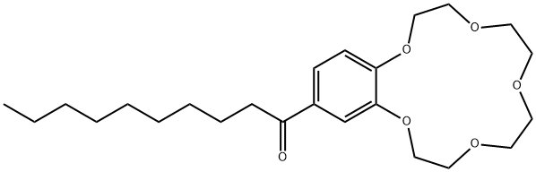 4-DECANOYLBENZO-15-CROWN-5 Struktur