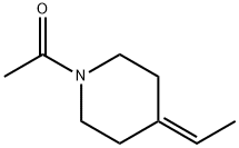 Piperidine, 1-acetyl-4-ethylidene- (9CI) Struktur