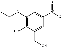 Benzenemethanol, 3-ethoxy-2-hydroxy-5-nitro- (9CI) Struktur