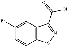 5-Bromo-benzo[d]isothiazole-3-carboxylic acid Struktur