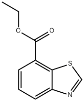 7-Benzothiazolecarboxylicacid,ethylester(9CI) Struktur