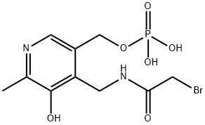 bromoacetylpyridoxamine phosphate Struktur