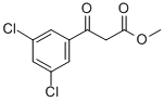 3-(3,5-DICHLORO-PHENYL)-3-OXO-PROPIONIC ACID METHYL ESTER Struktur