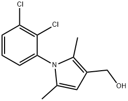 1-(2,3-DICHLOROPHENYL)-2,5-DIMETHYL-1H-PYRROLE-3-METHANOL Struktur