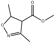 4-Isoxazolecarboxylicacid,4,5-dihydro-3,5-dimethyl-,methylester(9CI) Struktur