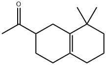 1-(1,2,3,4,5,6,7,8-octahydro-8,8-dimethyl-2-naphthyl)ethan-1-one Struktur