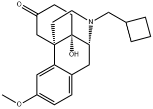 (-)-3-Methoxy-6-oxo Butorphanol Struktur