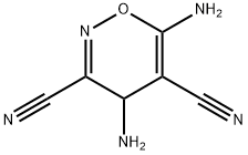 4H-1,2-Oxazine-3,5-dicarbonitrile,  4,6-diamino- Struktur