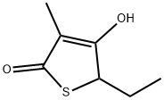 2(5H)-Thiophenone, 5-ethyl-4-hydroxy-3-methyl- (9CI) Struktur