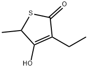 2(5H)-Thiophenone, 3-ethyl-4-hydroxy-5-methyl- (9CI) Struktur