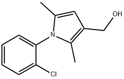 1-(2-CHLOROPHENYL)-2,5-DIMETHYL-1H-PYRROLE-3-METHANOL Struktur