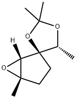 Spiro[1,3-dioxolane-4,2-[6]oxabicyclo[3.1.0]hexane], 2,2,5,5-tetramethyl-, (1S,2R,5R,5S)- (9CI) Struktur