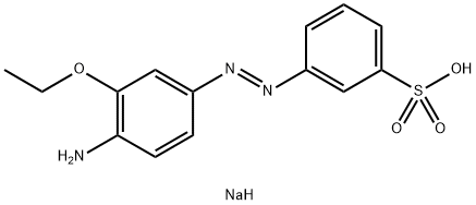 3-[(4-Amino-3-ethoxyphenyl)azo]benzenesulfonic acid sodium salt Struktur