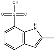 2-Methyl-1H-indole-7-sulfonic acid Struktur