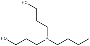 n-Butylbis(3-hydroxypropyl)phosphine Oxide Struktur