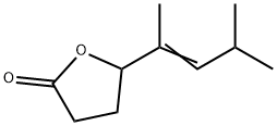 5-(1,3-dimethyl-1-butenyl)dihydrofuran-2(3H)-one Struktur