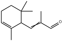 3-(2,6,6-trimethyl-2-cyclohexen-1-yl)methacrylaldehyde Struktur