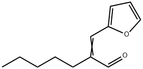 2-(2-furylmethylene)heptan-1-al Struktur