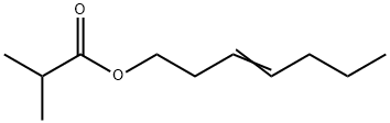 hept-3-enyl isobutyrate Struktur