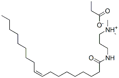 dimethyl[3-(oleoylamino)propyl]ammonium propionate Struktur