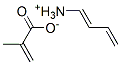 [(1E)-buta-1,3-dienyl]azanium, 2-methylprop-2-enoic acid Struktur